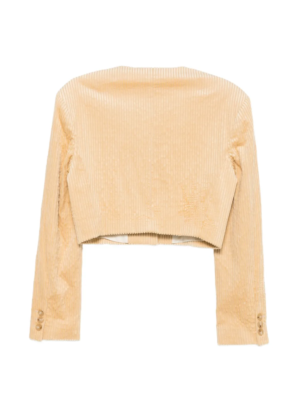 Alysi Ribfluwelen jack Beige