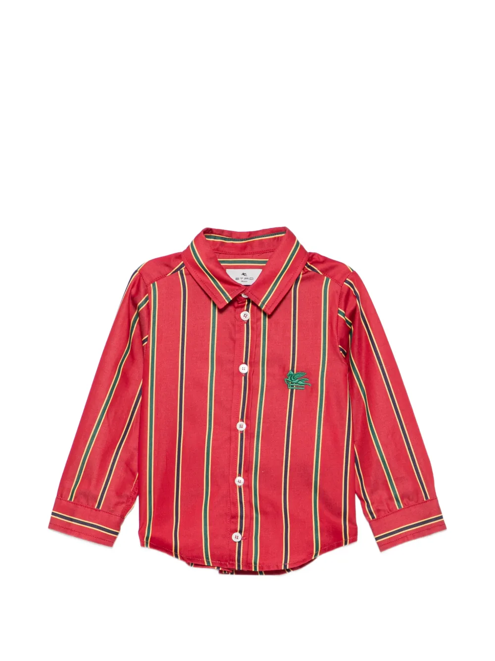 ETRO KIDS Pegaso striped shirt - Rosso
