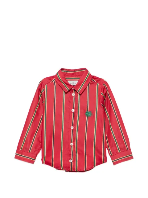 ETRO KIDS Pegaso striped shirt