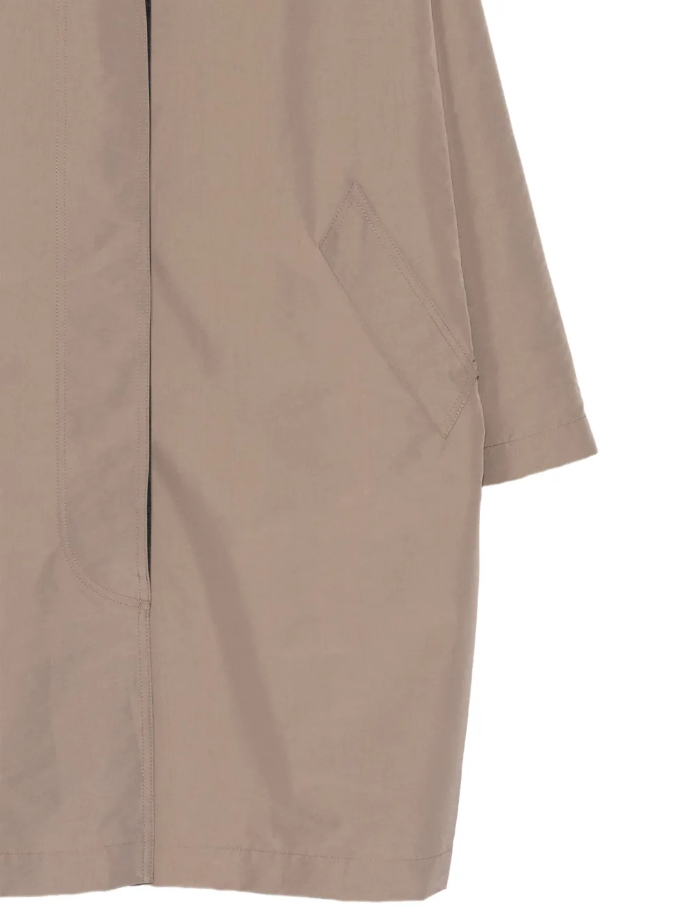 Alysi Trenchcoat met stormklep Beige