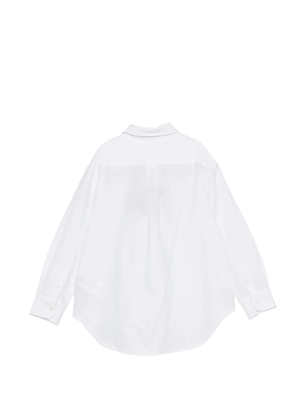 ETRO KIDS Pegaso shirt met lange mouwen en borduurwerk Wit