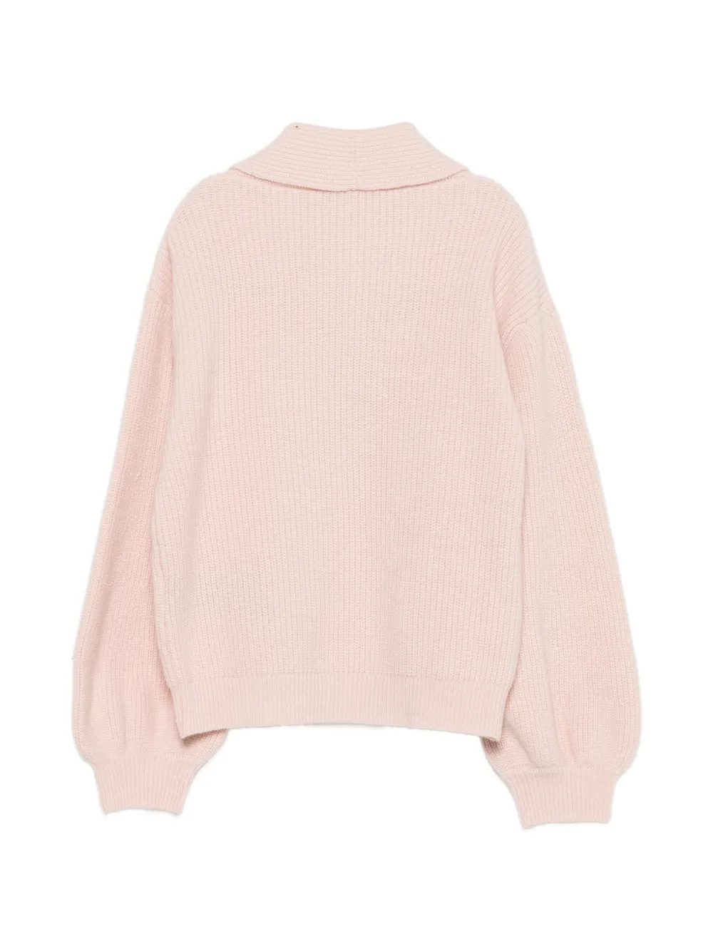 Balmain Kids Vest met sjaalkraag en dubbele rij knopen Roze
