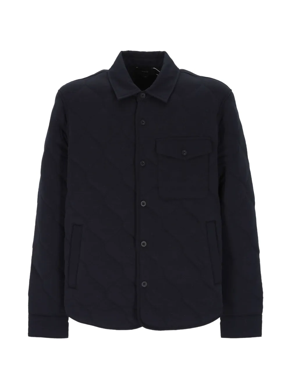 Vince quilted shirt jacket - Blau