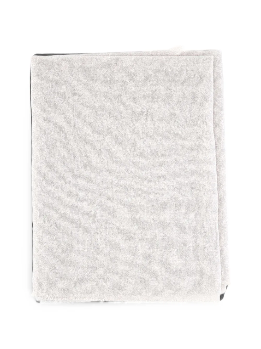 Gran Sasso fringed lightweight scarf - Nude