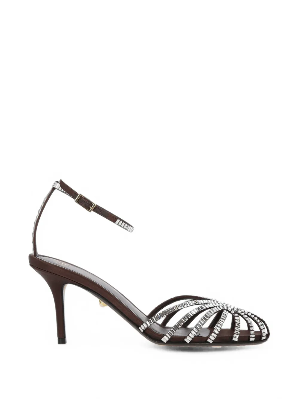 Alevì Penelope Xtal crystal-embellished sandals Bruin