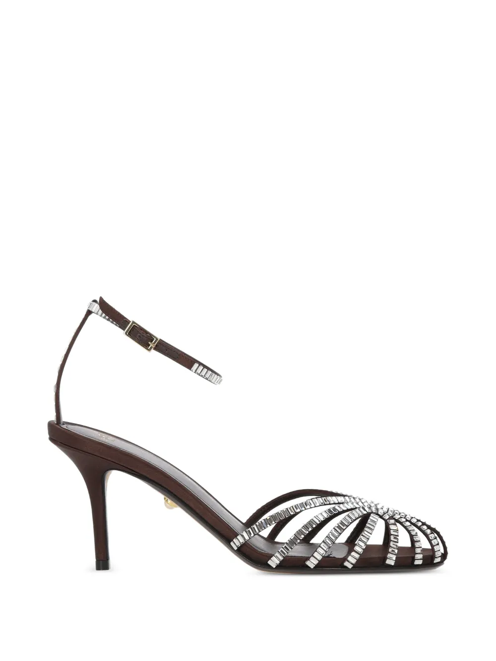 Alevì Penelope Xtal crystal-embellished sandals Bruin