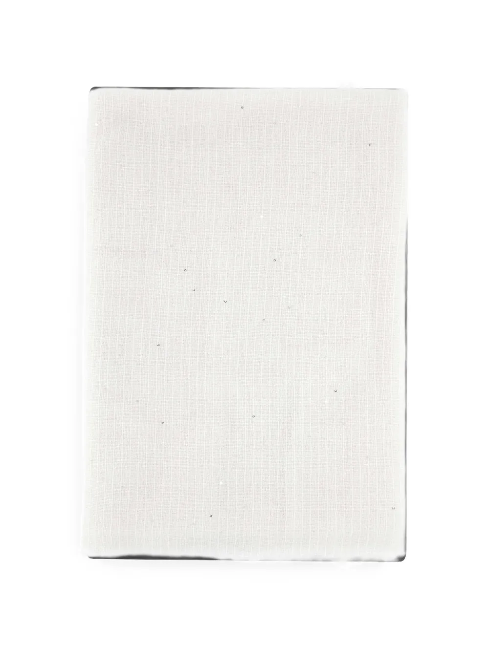 Gran Sasso sequin-embellished frayed scarf - Weiß