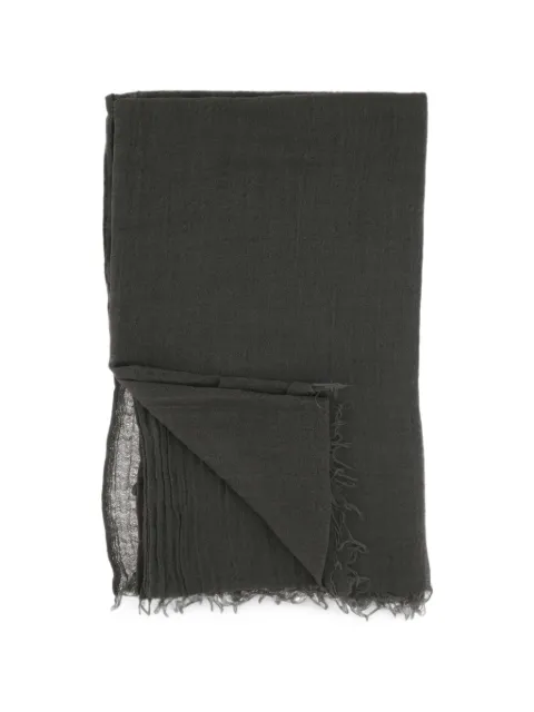 Destin frayed-edge scarf