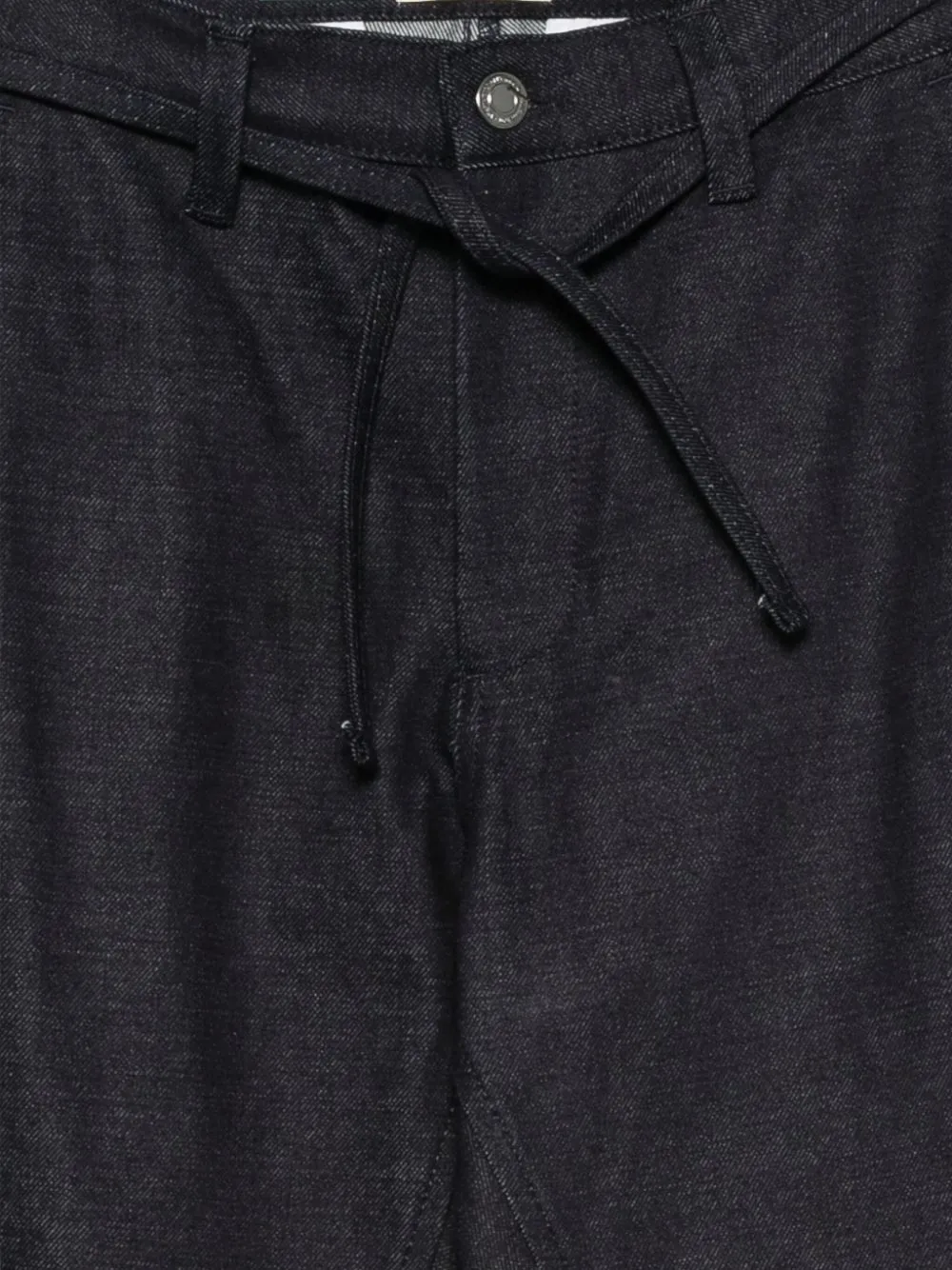 ANERKJENDT Akjan Selvedge jeans met trekkoord Blauw