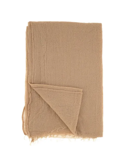 Destin frayed-edge scarf