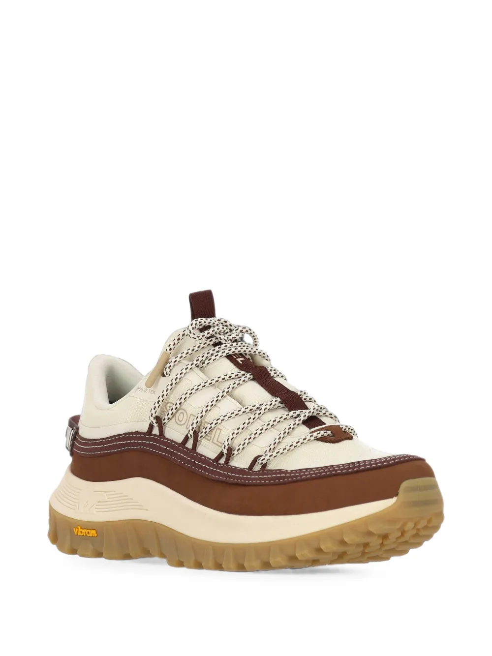 SOREL logo-print panelled sneakers Beige
