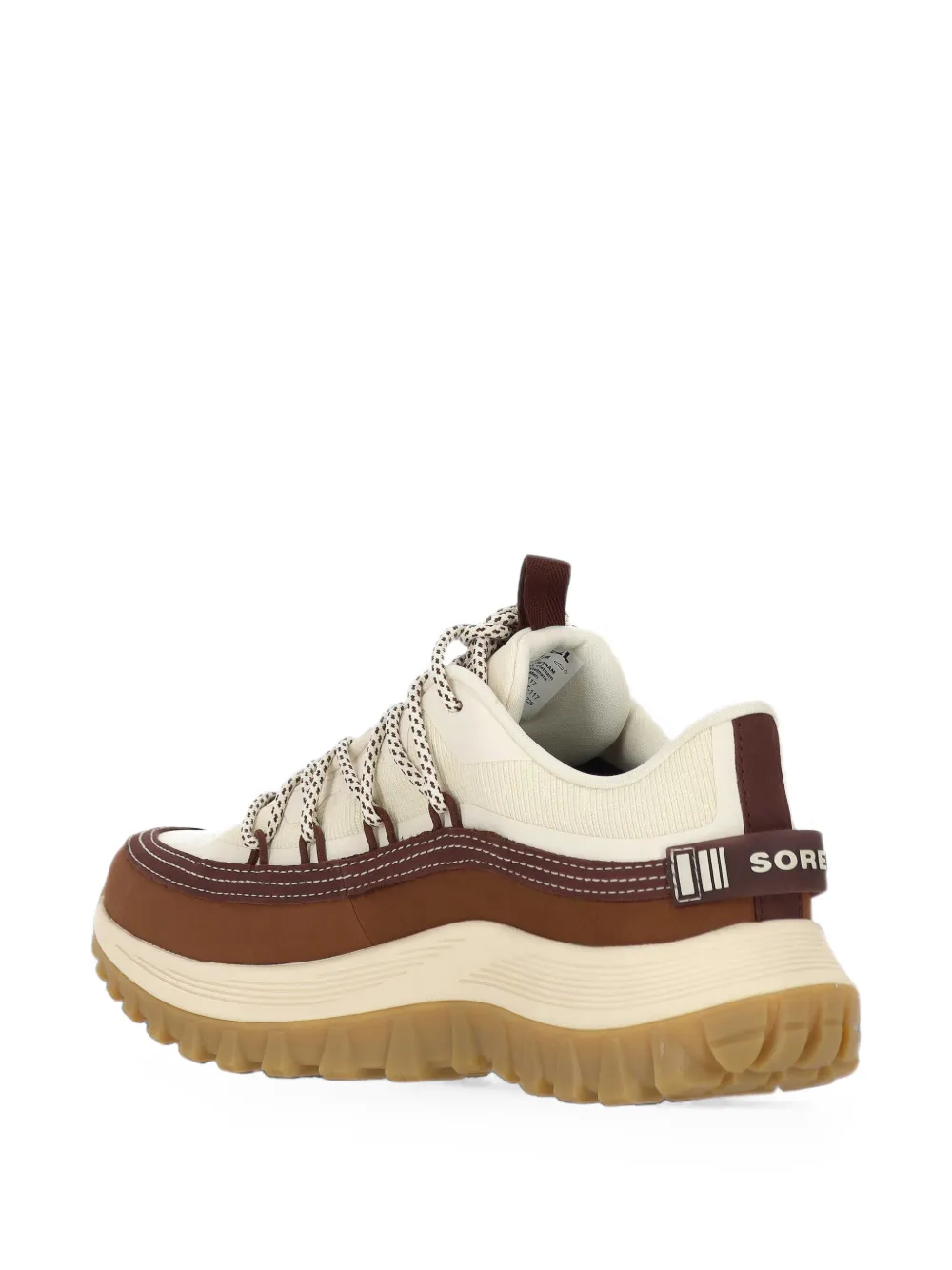 SOREL logo-print panelled sneakers Beige