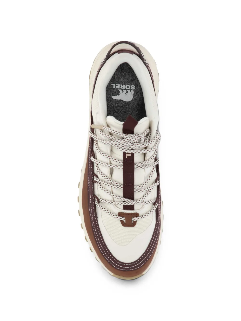 SOREL logo-print panelled sneakers Beige
