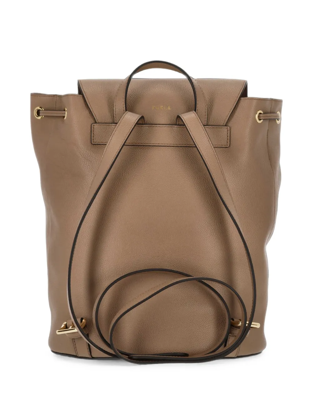 Furla Leren rugtas Bruin