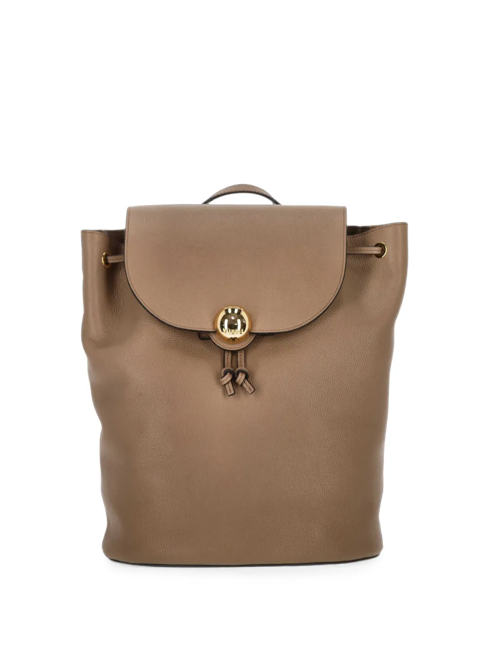 Furla leather backpack - Marrone