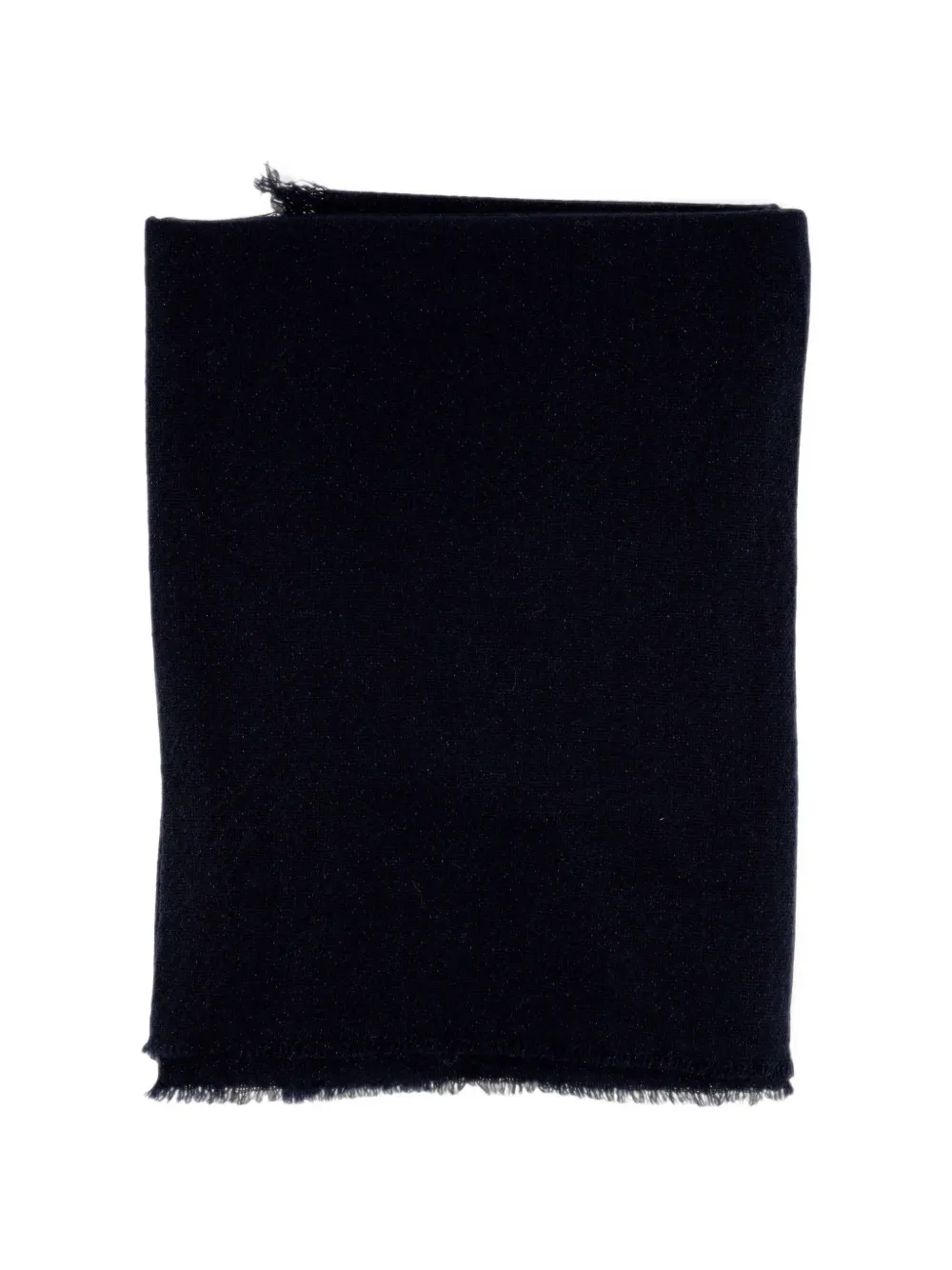 Gran Sasso fringed-edge scarf - Blu