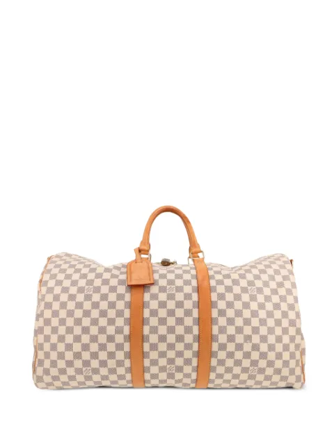 Louis Vuitton Pre-Owned 2006 55 Keepall Damier Azure luggage