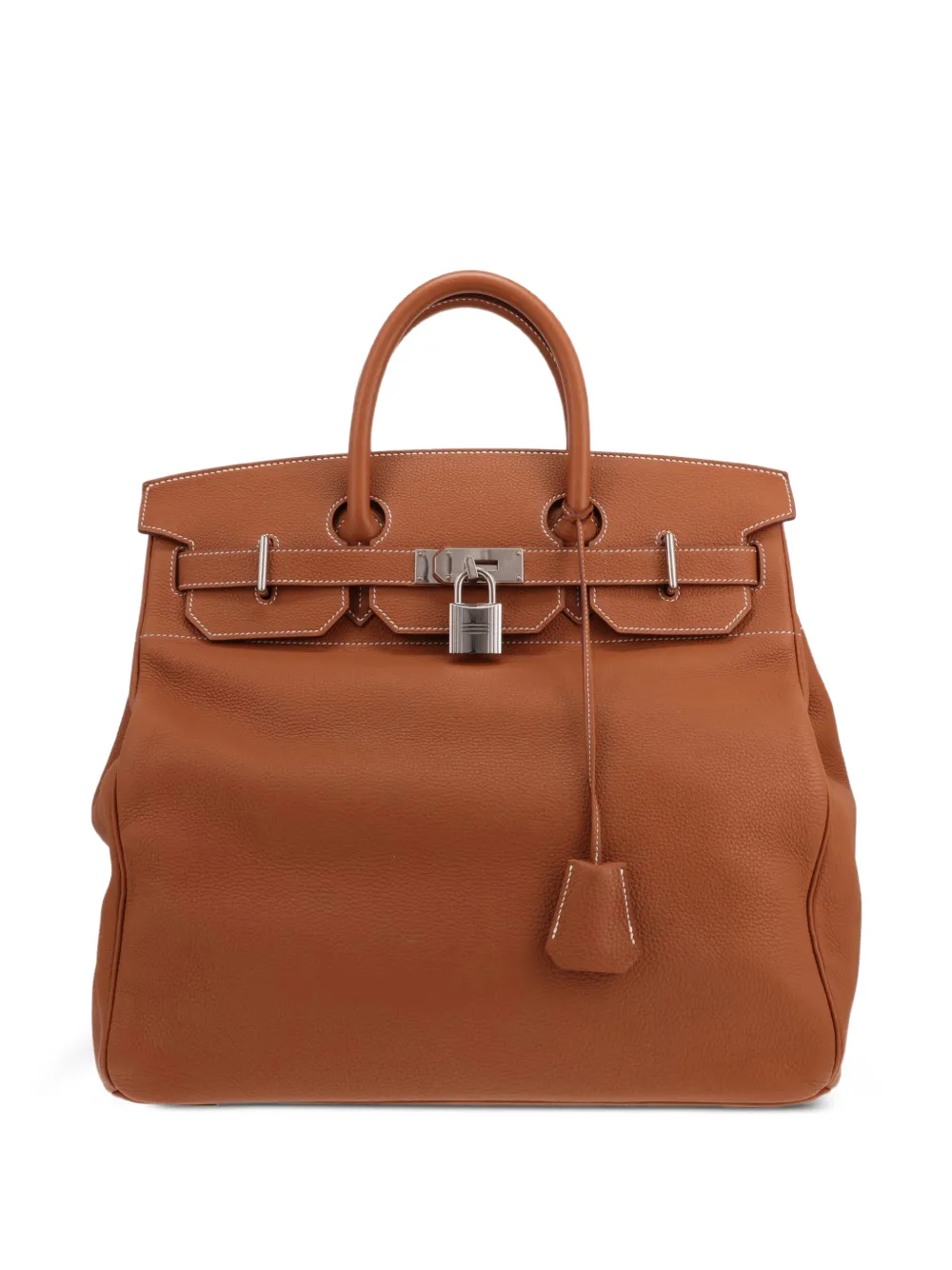 Hermès Pre-Owned Borsa tote 40 Haut à Courroies 2022 - Marrone