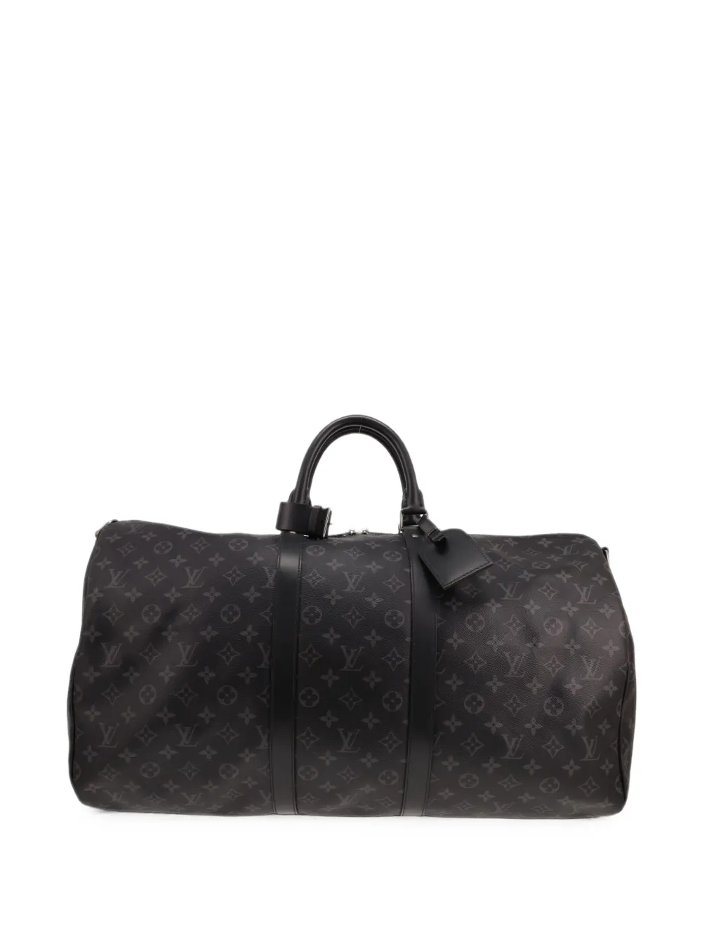 Louis Vuitton Pre-Owned 2017 Keepall Eclipse Reisetasche mit Monogramm 55cm - Schwarz