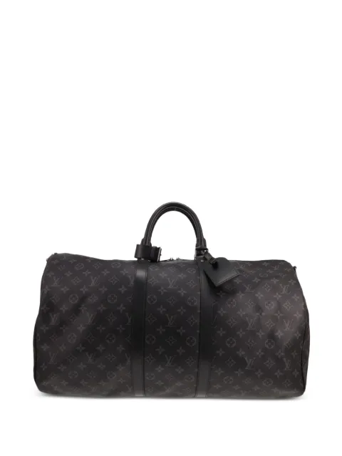 Louis Vuitton Pre-Owned 2017 55 Keepall Monogram Eclipse travel bag