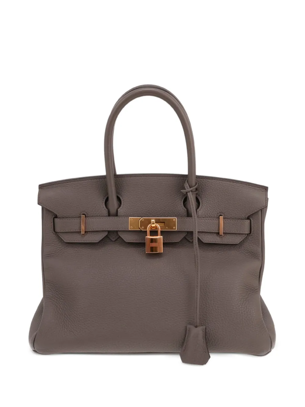 Hermès Pre-Owned Borsa tote Birkin 30 in pelle Togo 2021 - Grigio