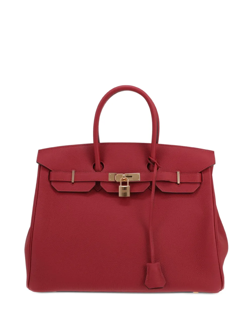 Hermès Pre-Owned Borsa tote 35 Birkin 2019 - Rosso