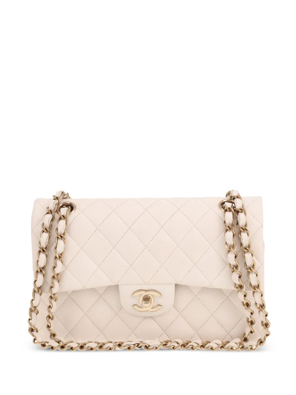 CHANEL Pre-Owned 2020's Timeless Petit quilted shoulder bag - Bianco