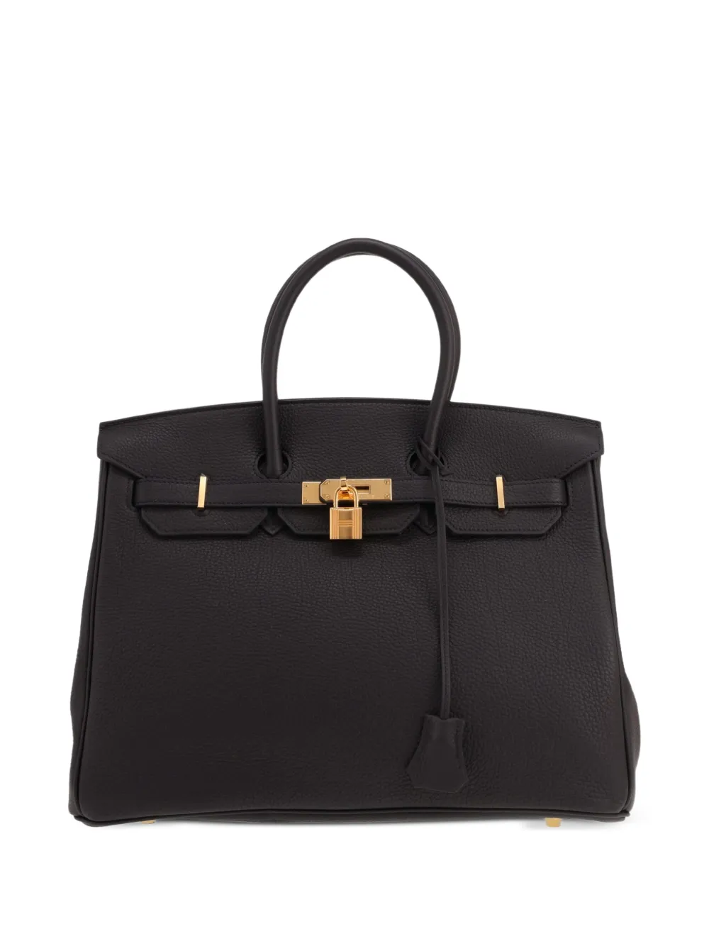 Hermès Pre-Owned Borsa tote Birkin 35 in pelle Togo 2022 - Nero
