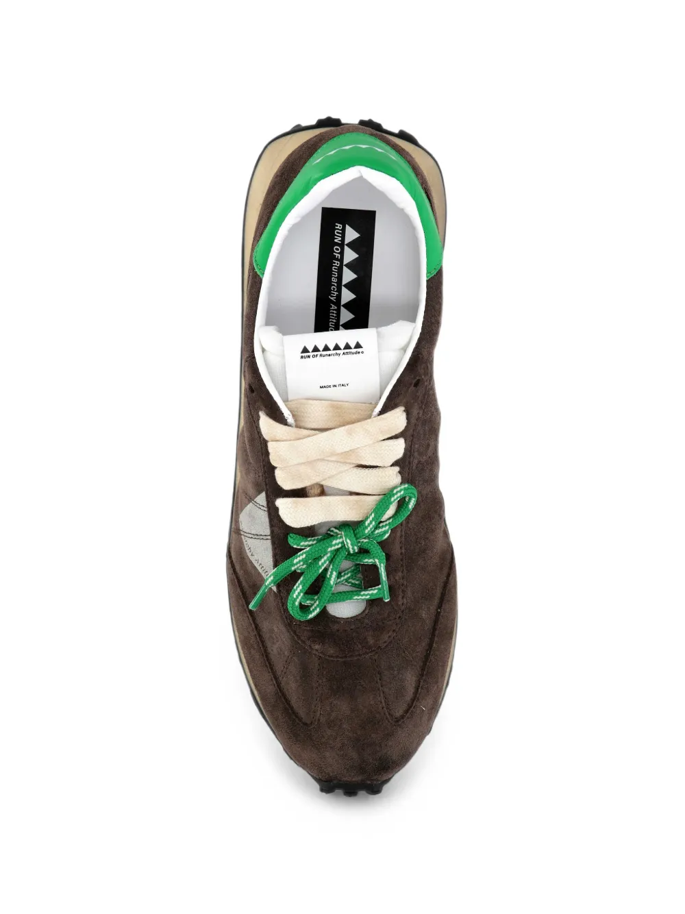RUN OF suede lace-up sneakers Bruin