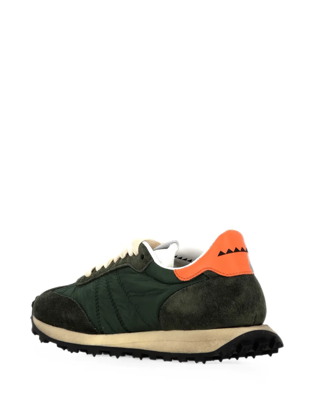 RUN OF Audax panelled sneakers Groen