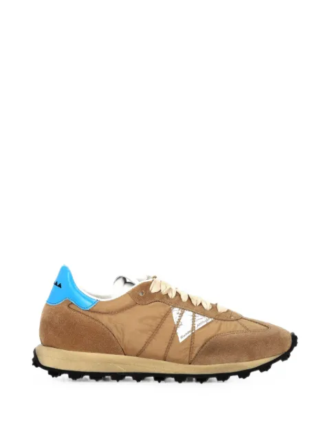 RUN OF suede-panelled sneakers