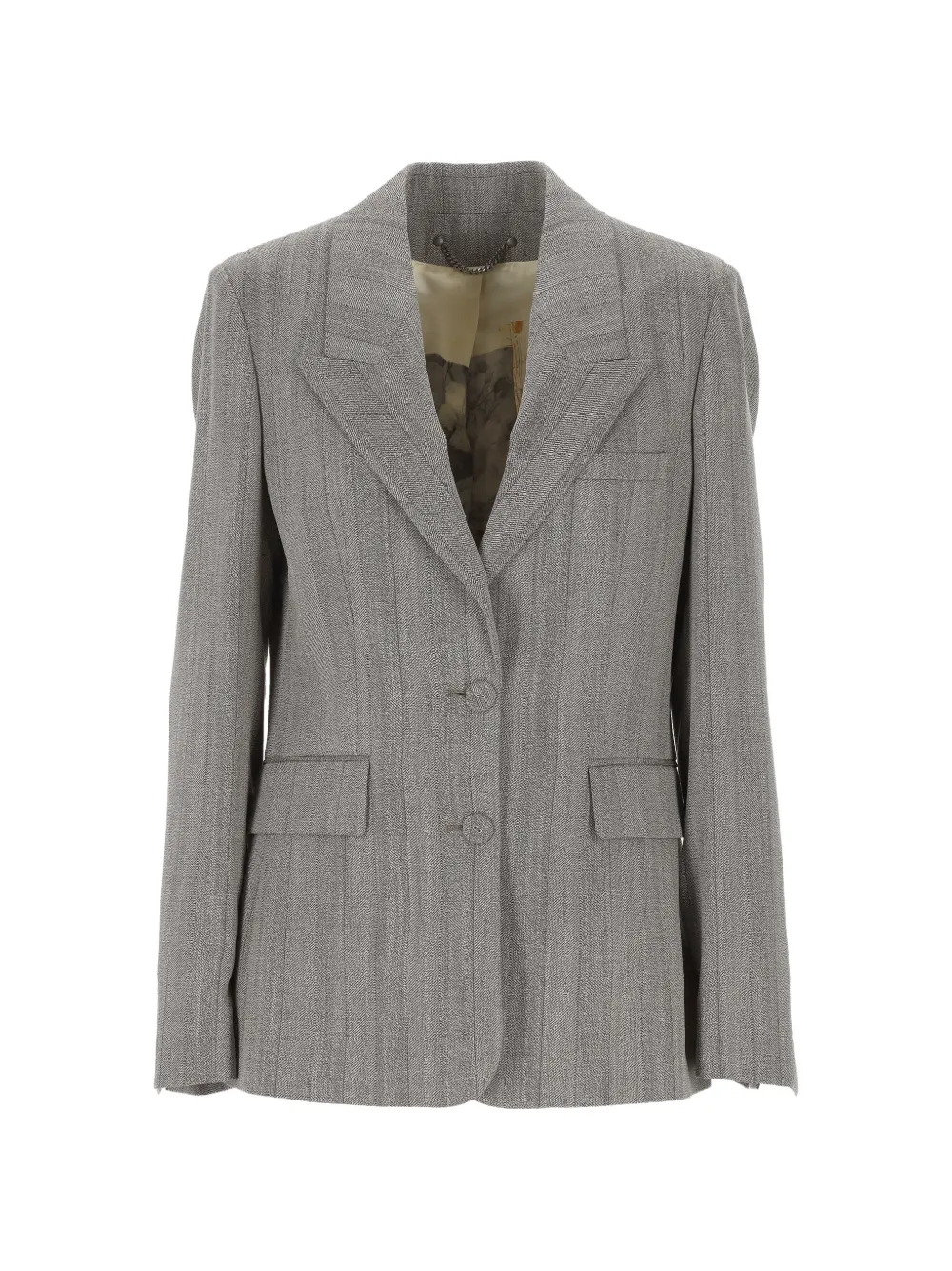 Golden Goose jacket in gray pinstripe wool-blend - Grigio