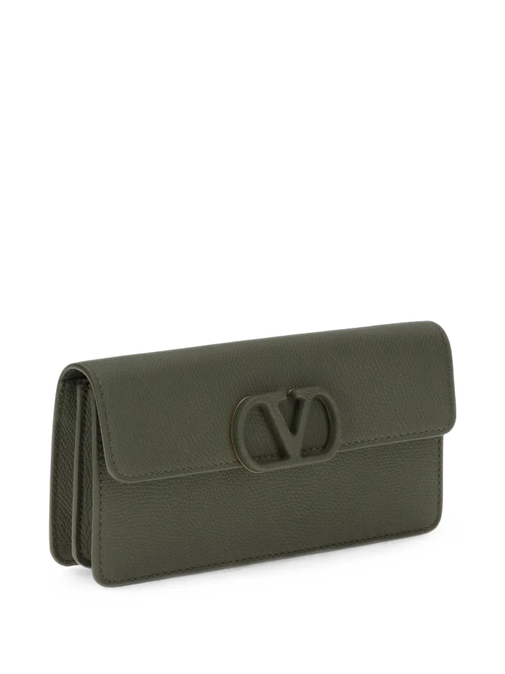 Valentino Garavani VLogo Signature chain-strap wallet Groen