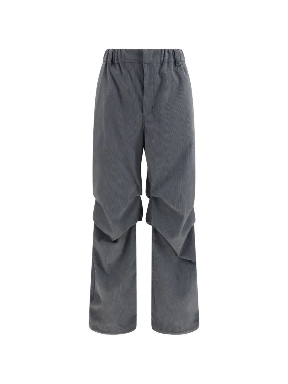 Laminar corduroy-effect trousers - Grigio