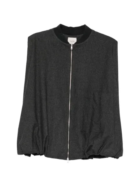 Alysi zip-up bubble-hem gilet