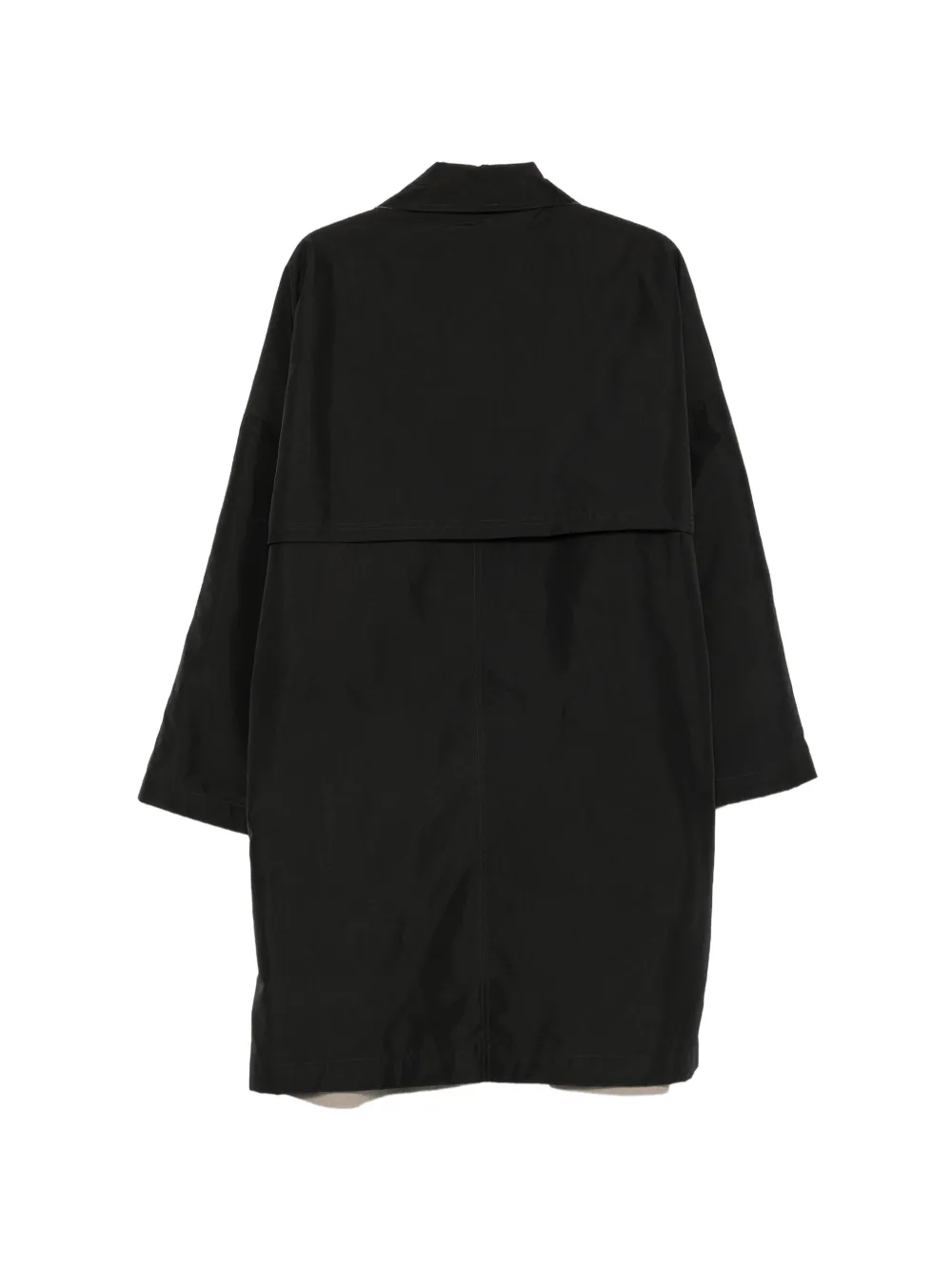 Alysi Trenchcoat met stormklep Zwart
