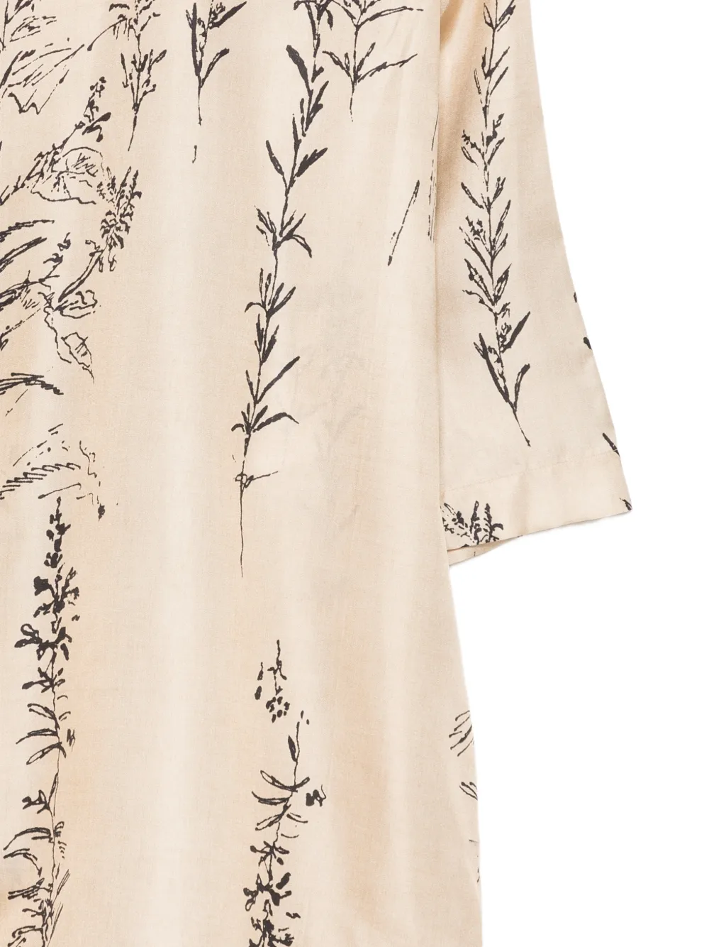 Alysi Blouse met bloemenprint Beige