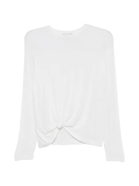 Alysi knot-detail long-sleeve T-shirt