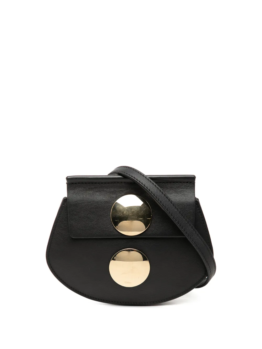 Chloé Pre-Owned 2015 Mini Leather Faye crossbody bag - Nero