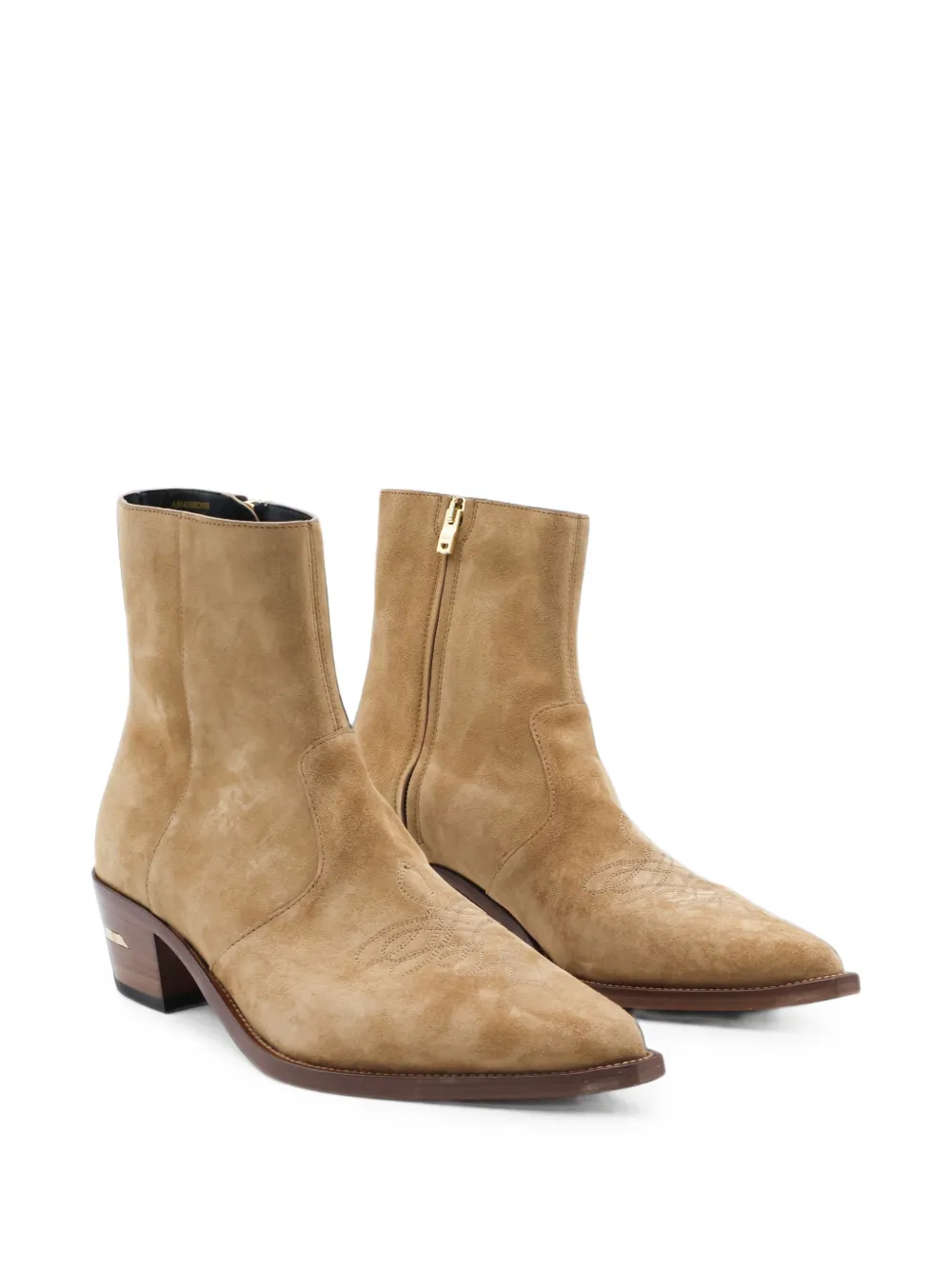 AMIRI suede Ryder boots Beige