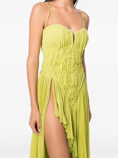 NORINA ST Alice ruched asymmetric maxi dress