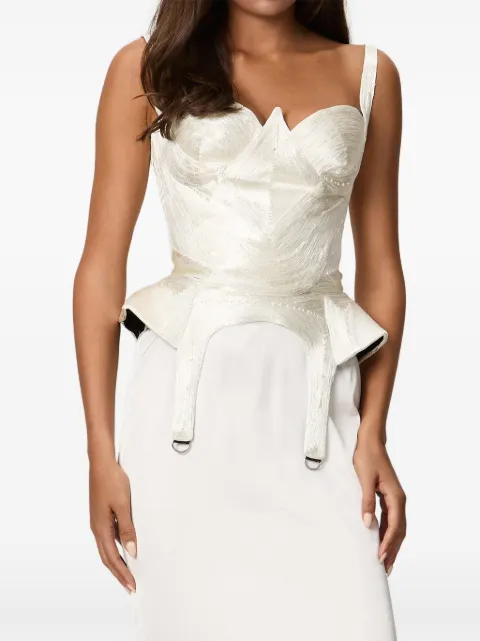 NORINA ST Blusa corset Kaly com amarração