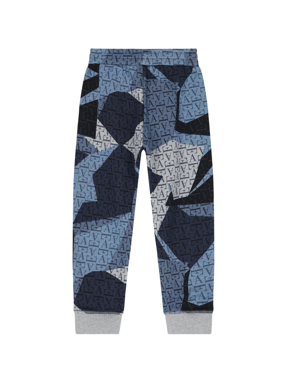 Emporio Armani Kids Trainingsbroek met logoprint Blauw