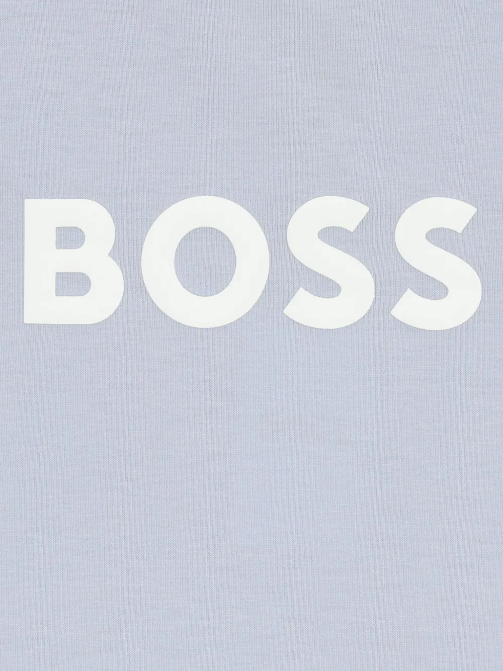 BOSS Kidswear logo-print T-shirt Blauw