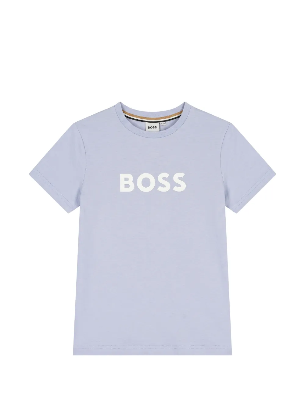 BOSS Kidswear logo-print T-shirt - Blu