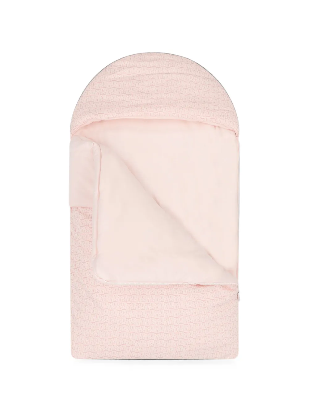 Emporio Armani Kids Gewatteerde slaapzak met logo-patroon Roze