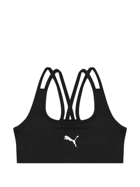 Puma Kids 드라이셀 로고 프린트 스포츠 브라