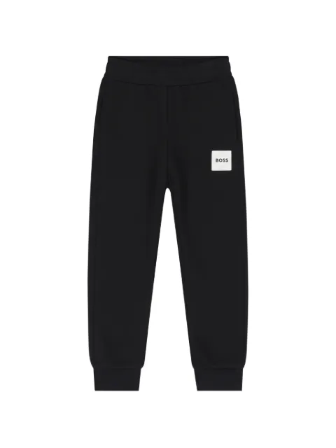 BOSS Kidswear logo-patch track pants
