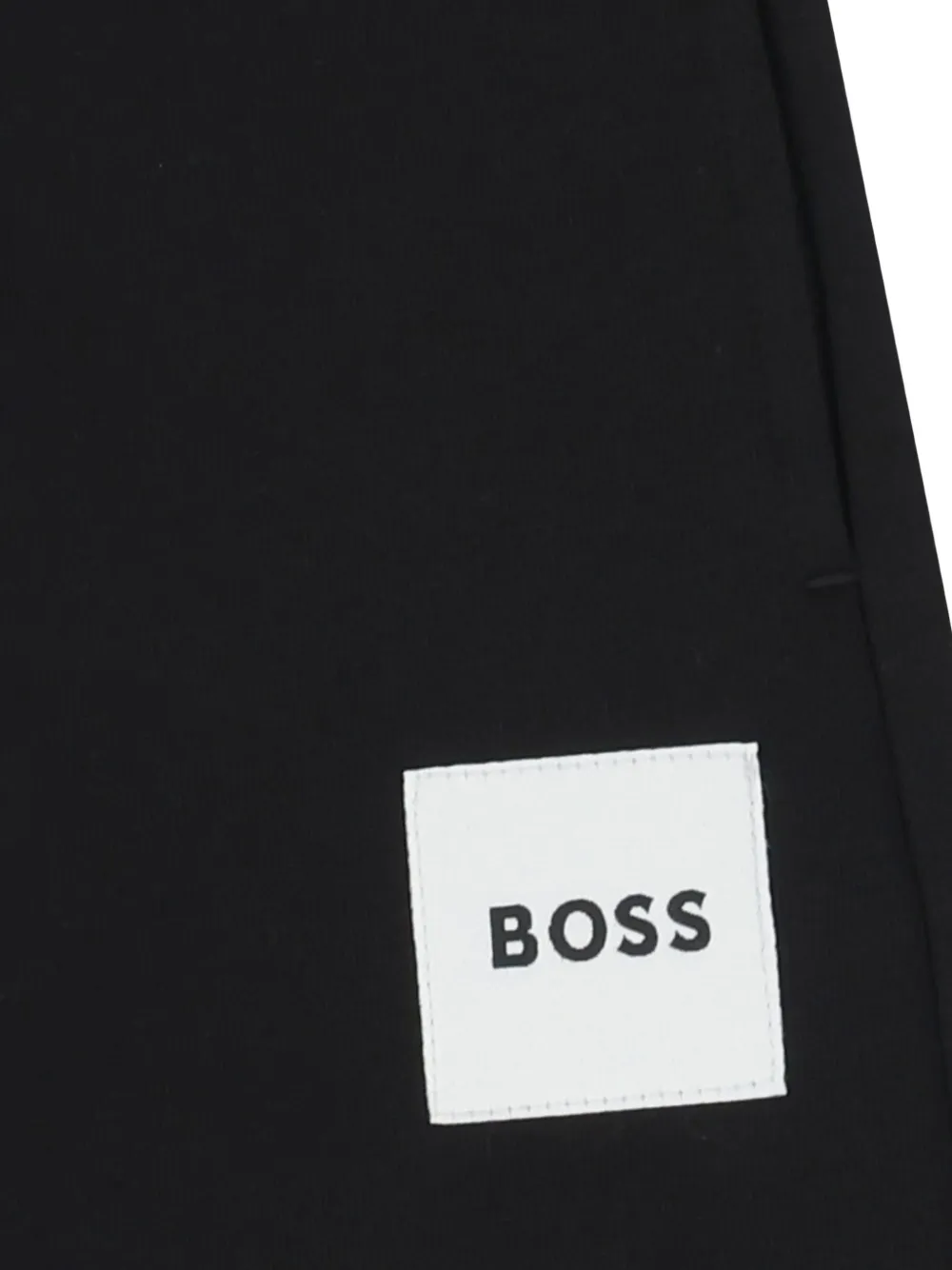 BOSS Kidswear Trainingsbroek met logopatch Zwart