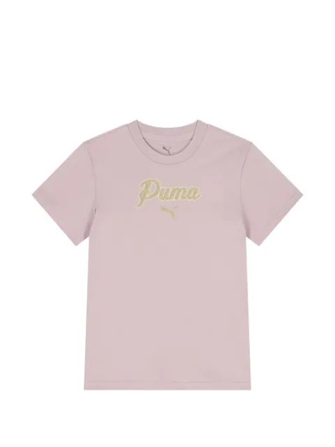 Puma Kids グリッターロゴ Tシャツ
